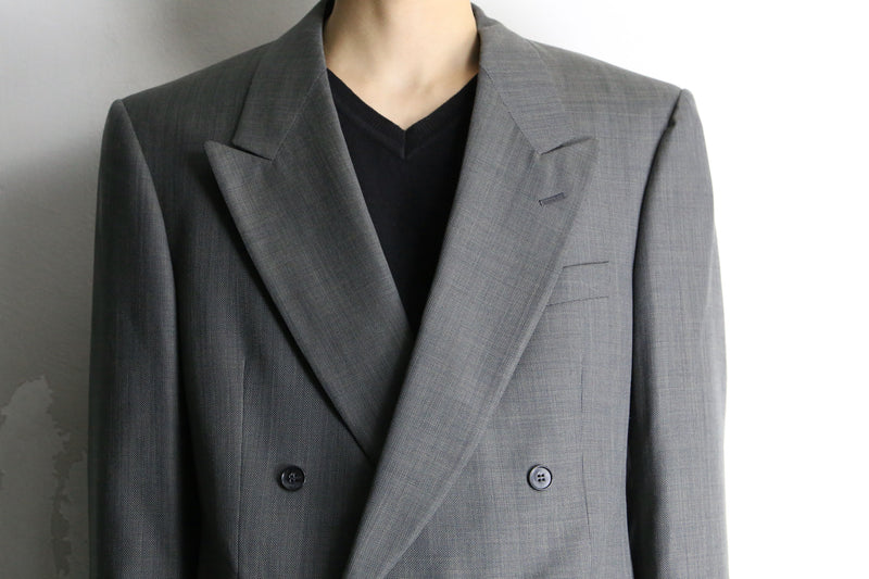 "HARRY ROSEN" high twist double tailored jacket