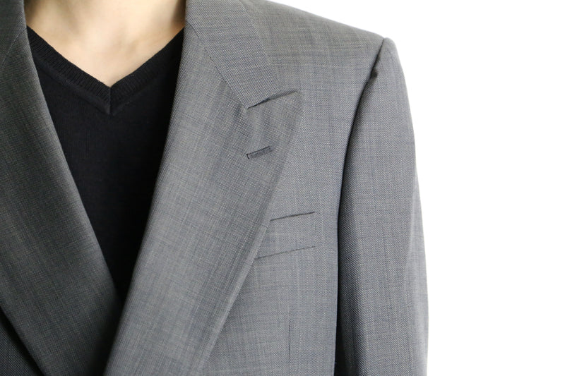 "HARRY ROSEN" high twist double tailored jacket