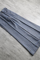 80’s blue check flare pants