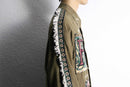 ''Re:make'' rug patchwork long coat