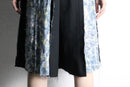 "Remake"pleated layered shorts