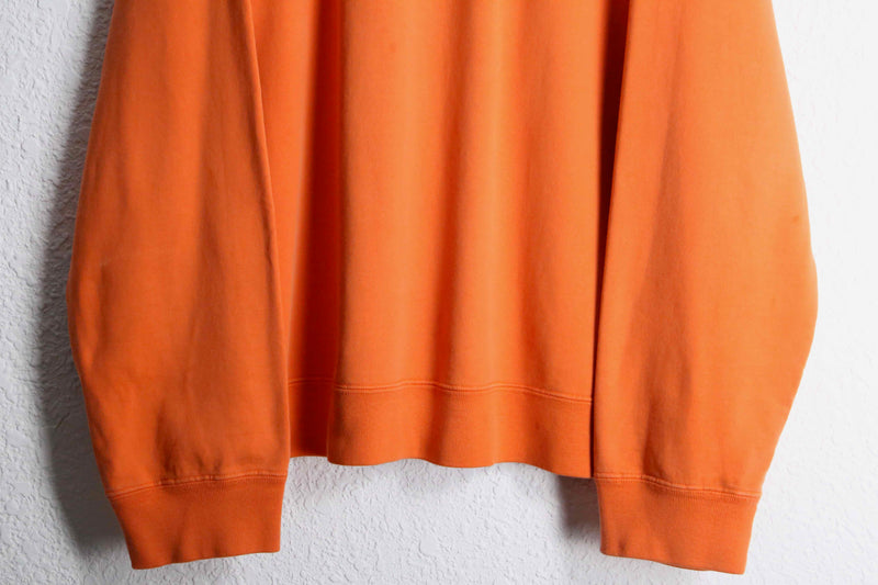 "Polo by RL" loose silhouette orange plain sweat