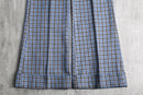 80’s blue check flare pants
