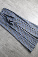 80’s blue check flare pants