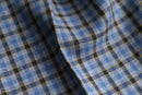 80’s blue check flare pants