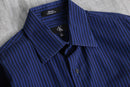 “Calvin Klein” blue cotton stripe shirt