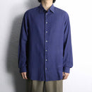 “ARMANI COLLEZIONI” navy cotton shirt
