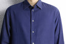 “ARMANI COLLEZIONI” navy cotton shirt