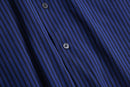 “Calvin Klein” blue cotton stripe shirt