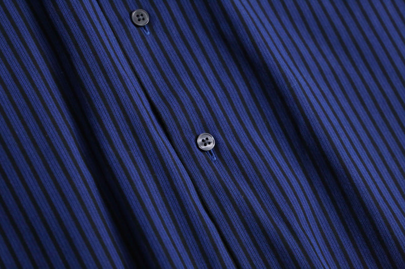 “Calvin Klein” blue cotton stripe shirt