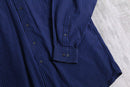 “Calvin Klein” blue cotton stripe shirt