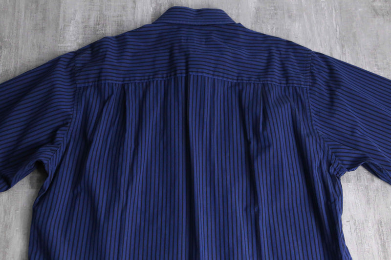 “Calvin Klein” blue cotton stripe shirt