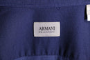 “ARMANI COLLEZIONI” navy cotton shirt