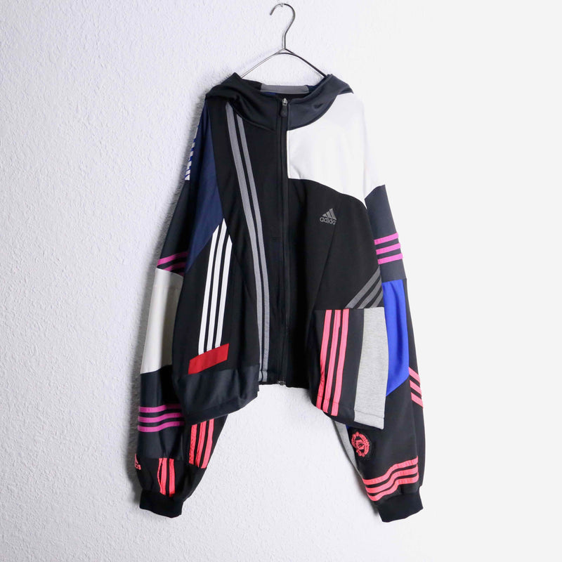 "Re:make" three line random track jacket