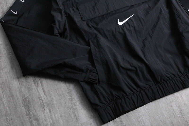 2000s NIKE many swoosh logo nylon anorak parka