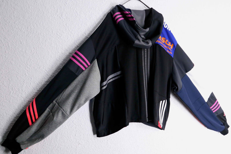 "Re:make" three line random track jacket