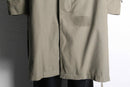 "LAUREN RALPH LAUREN" khaki gray balmacaan coat