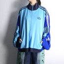 "Re:make" dolman track jacket - sky blue