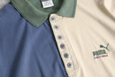 "PUMA" pastel block polo shirt
