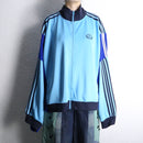 "Re:make" dolman track jacket - sky blue
