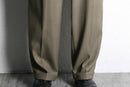 “PERRY ELLIS” khaki 2tuck tapered slacks