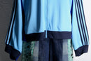 "Re:make" dolman track jacket - sky blue