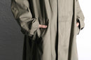 "LAUREN RALPH LAUREN" khaki gray balmacaan coat