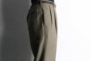 “PERRY ELLIS” khaki 2tuck tapered slacks