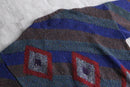 "Burberrys" geometric british wool knit