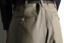 “PERRY ELLIS” khaki 2tuck tapered slacks
