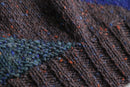 "Burberrys" geometric british wool knit