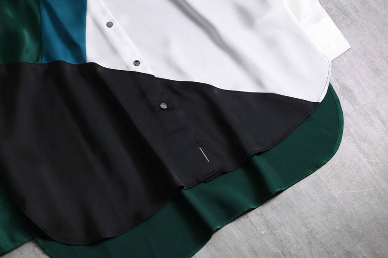 KARL LAGERFELD geometric pattern shirt