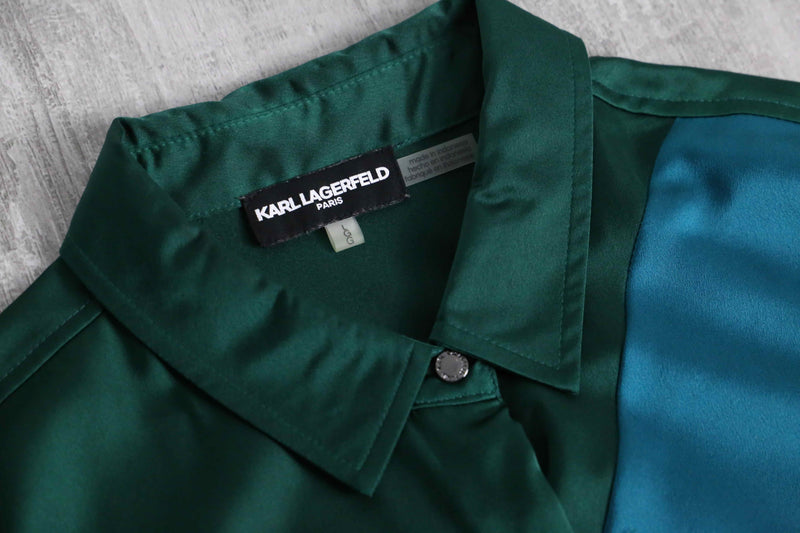 KARL LAGERFELD geometric pattern shirt