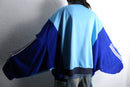 "Re:make" dolman track jacket - sky blue