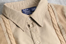 "John Blair"cable design pullover shirt