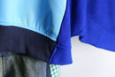 "Re:make" dolman track jacket - sky blue