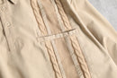 "John Blair"cable design pullover shirt