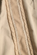 "John Blair"cable design pullover shirt