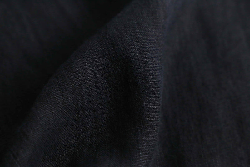 black color linen shirt jacket