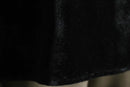 “WHITE STAG” black velours botanical embroidery shirt
