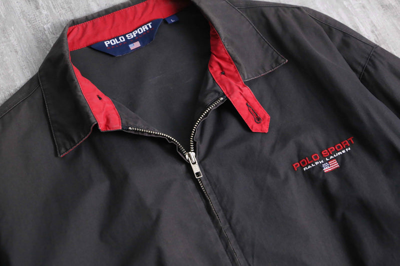 1990s Polo SPORT cotton swing top jacket
