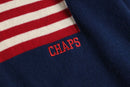 “CHAPS” stars and stripes cotton knit sweater