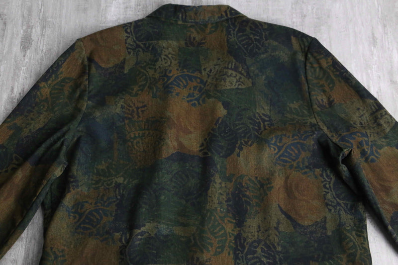 green base poly rayon easy tailored jacket