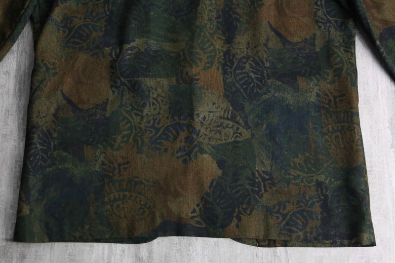 green base poly rayon easy tailored jacket