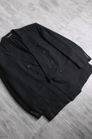 black color double breasted tailored jacket