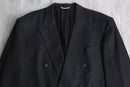 black color double breasted tailored jacket