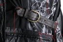 "Re:make" leather docking skull graphic Tee