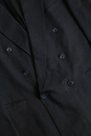 black color double breasted tailored jacket