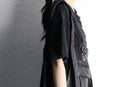 "Re:make" leather docking skull graphic Tee