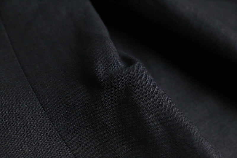black color double breasted tailored jacket